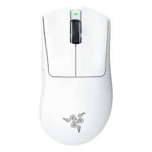 Razer DeathAdder V3 Pro – Ergonomic Wireless Gaming Mouse (White)