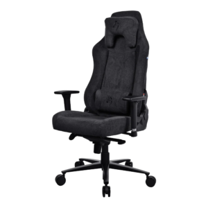 Arozzi Vernazza Soft Fabric Gaming Chair (Pure Black)