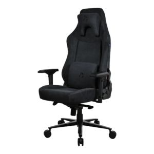 Arozzi Vernazza Super Soft Fabric Gaming Chair (Pure Black)